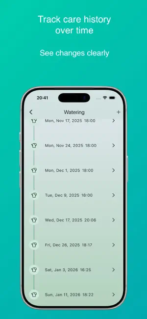 leaf diary - Plant Care Log screenshot 4