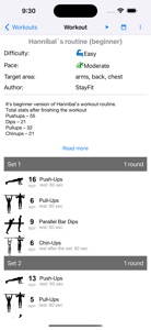 StayFit workout trainer screenshot #5 for iPhone