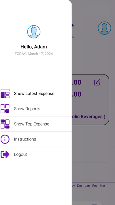Employee Expenses Screenshot