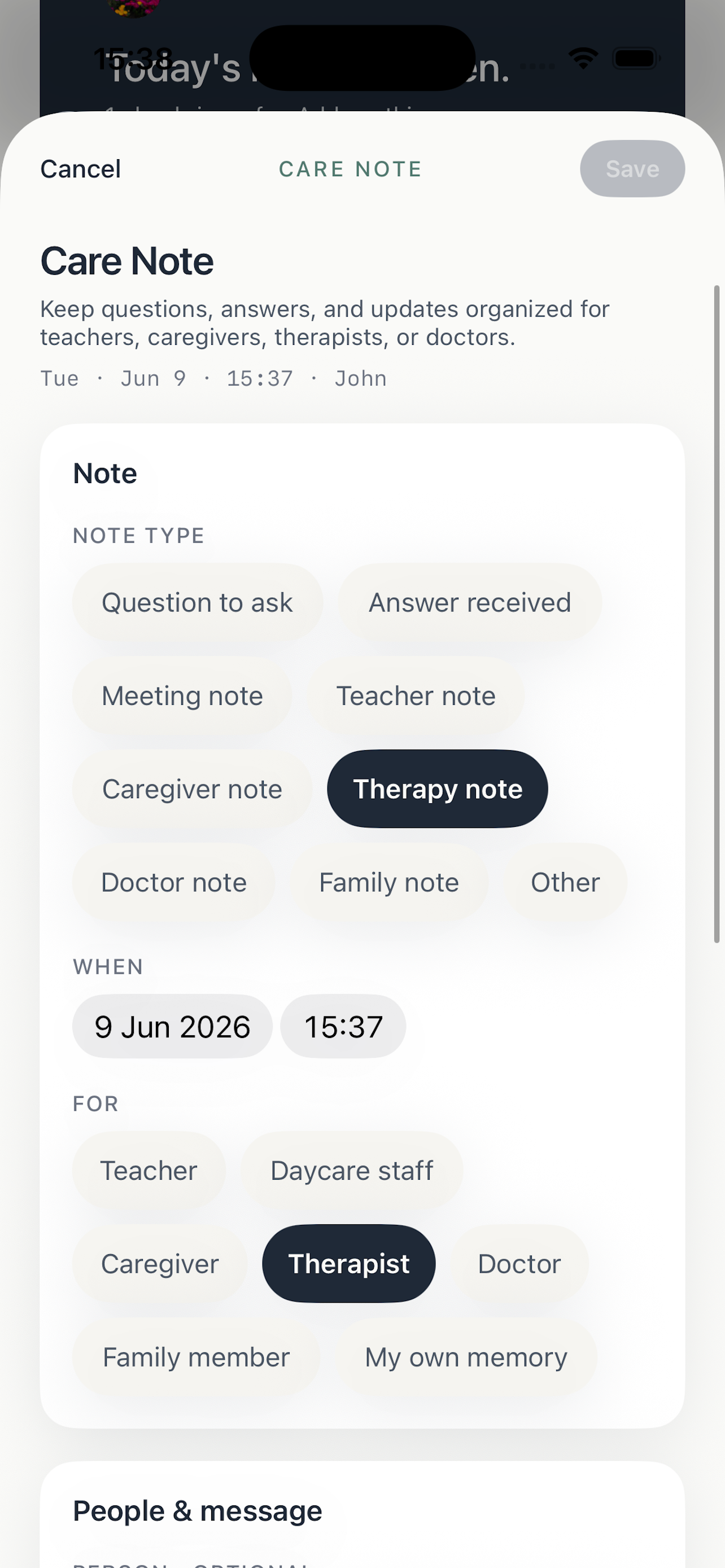 Child Behavior Tracker: Tend screenshot 6