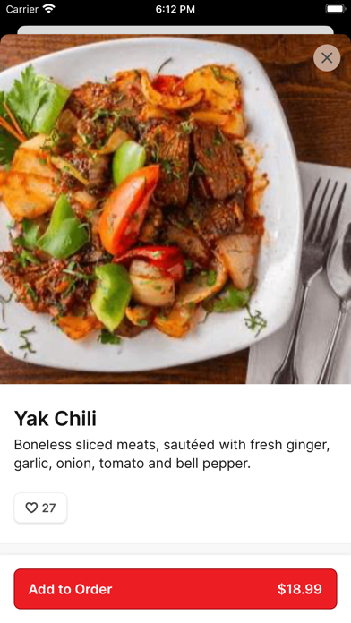 Taras Himalayan Indian Cuisine Screenshot