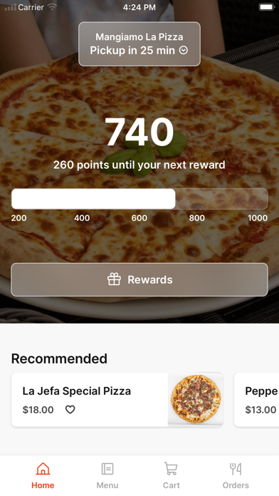 Mangiamo La Pizza iPhone screenshot 1 - Food & Drink app