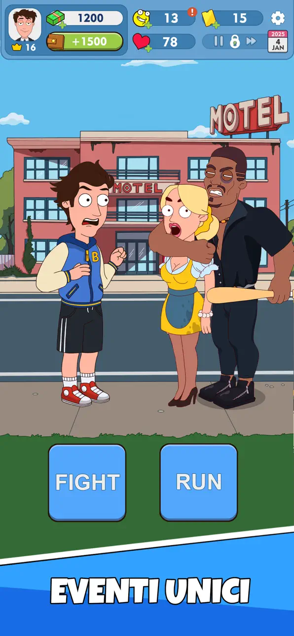Idle Guy: Life Simulator Games iOS Mod IPA screenshot 3 - iOS game interface
