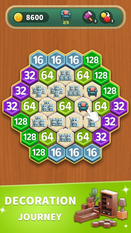 #7. Hexa Connect Puzzle (iOS) 由: 雨后 沈