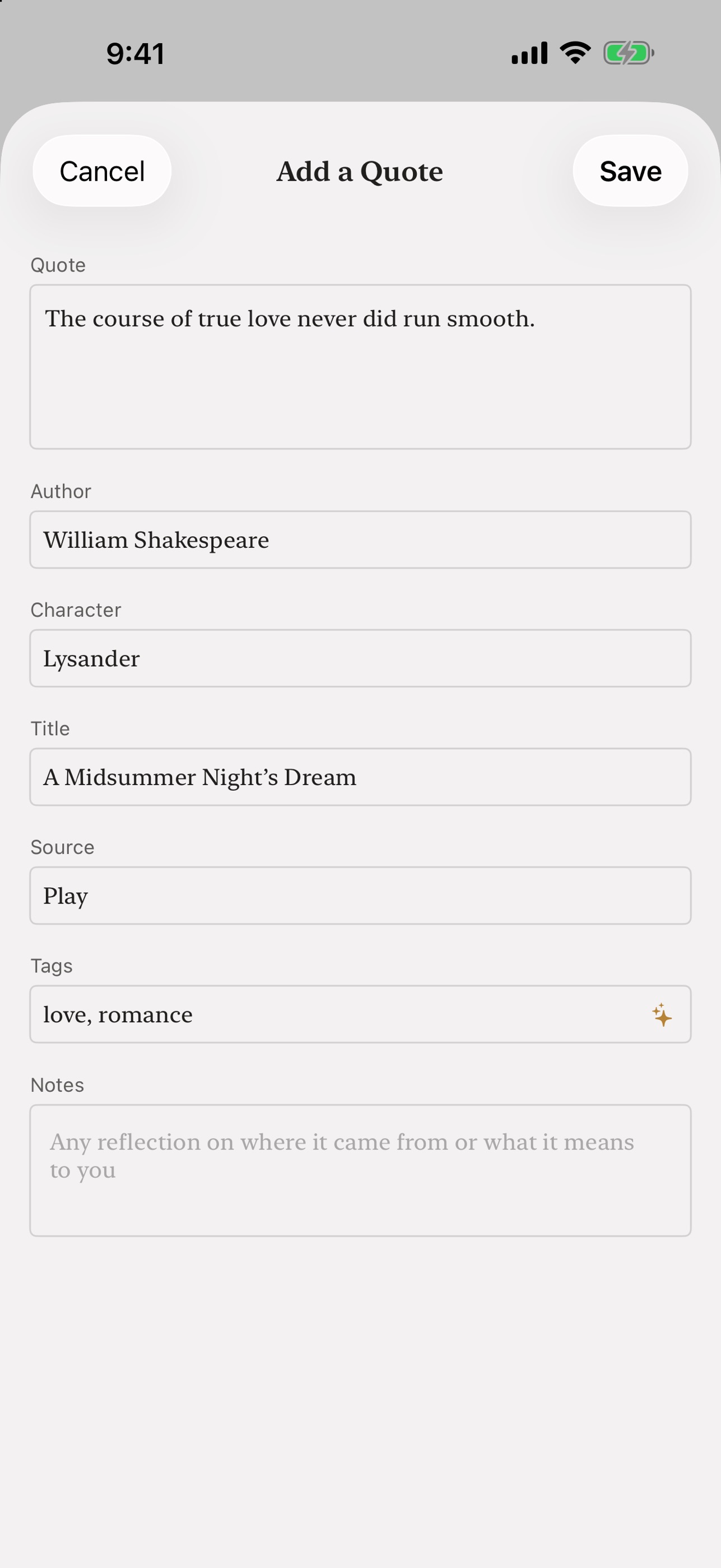 Screenshot 8 of QuotesBook +