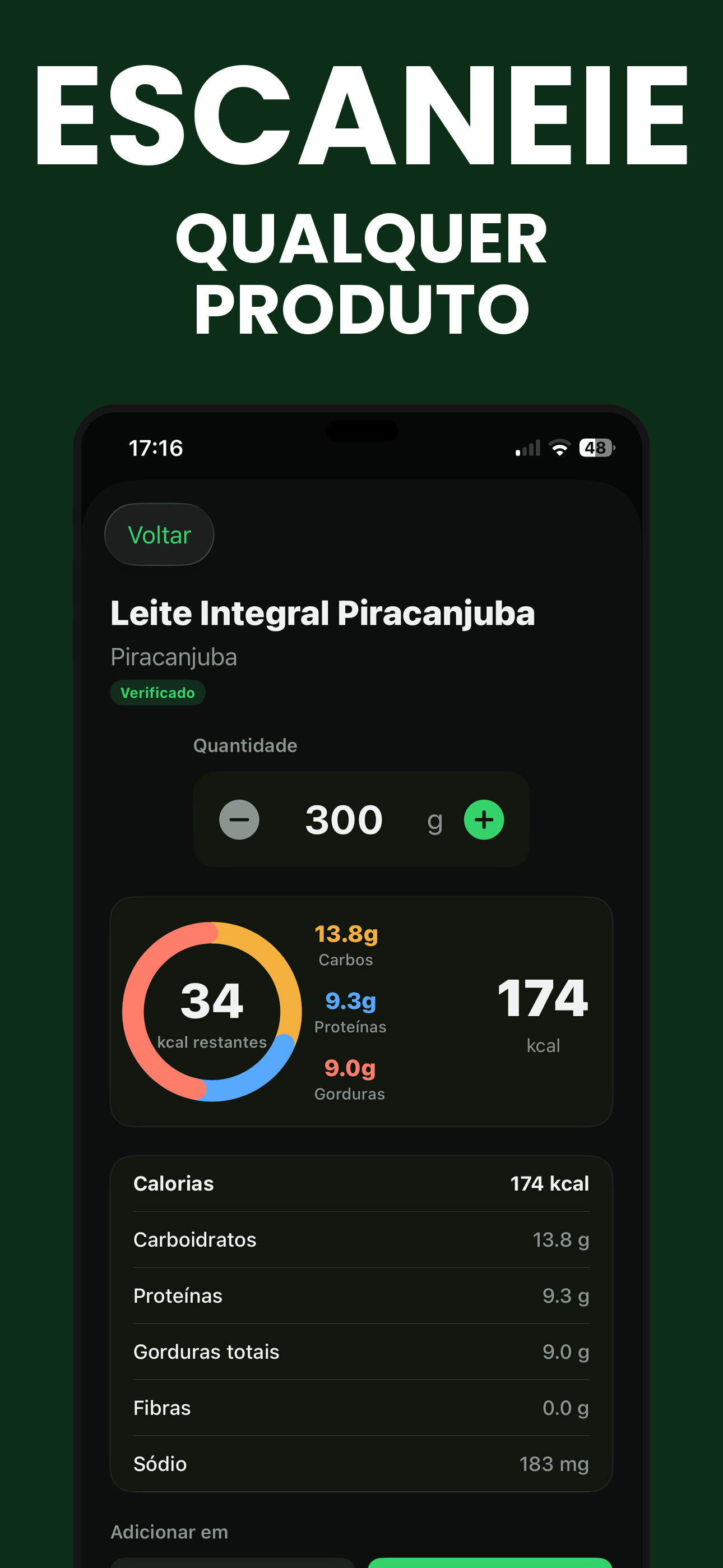 NutriBR – Contador de Calorias screenshot 3
