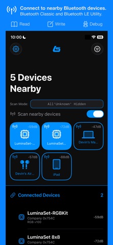 LuminaSet Bluetooth Utility App Store screenshot 7