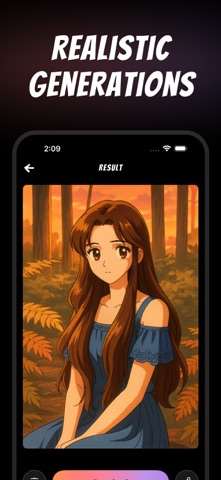 AI Anime Generator - Tokari iPhone screenshot