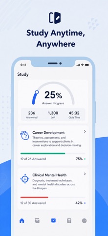 CCE CPCE Exam Prep 2026 ・ iPhone screenshot