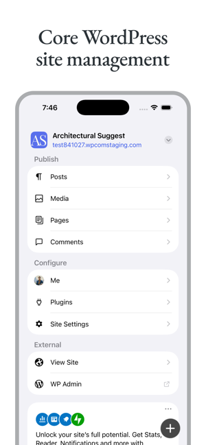 WordPress – Website Builder Screenshot