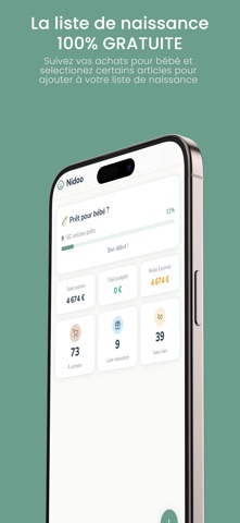Nidoo - Liste de Naissance iPhone screenshot