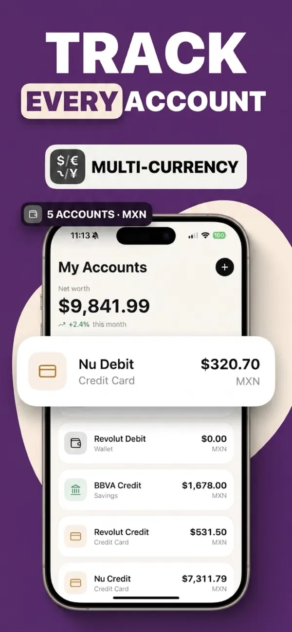 Screenshot #3 pour Expense Tracker: Cashflow