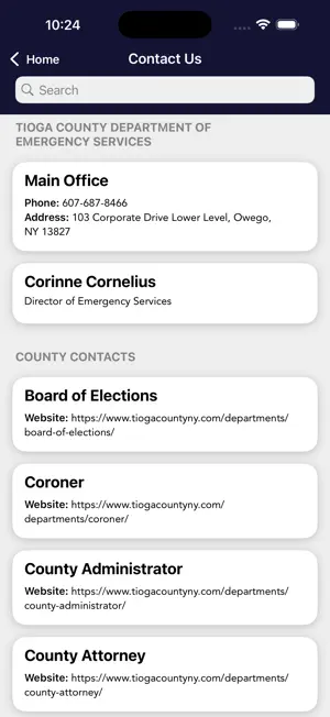 Tioga Emergency Services NY screenshot 2
