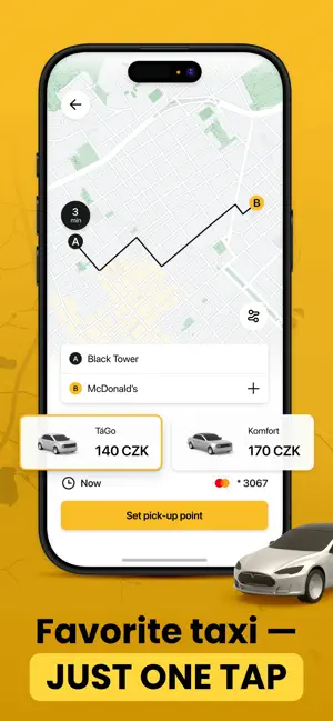 Czech Taxi: TáGo App screenshot 2