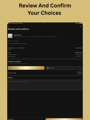 Maya Beauty Bar iPad screenshot