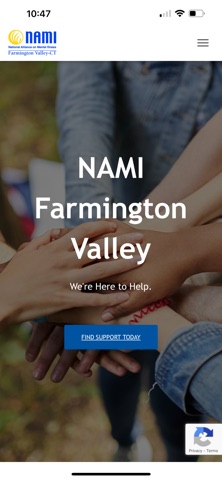 NAMI Farmington Valley, CT screenshot