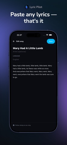 Lyric Pilot Screenshot 4 of 7