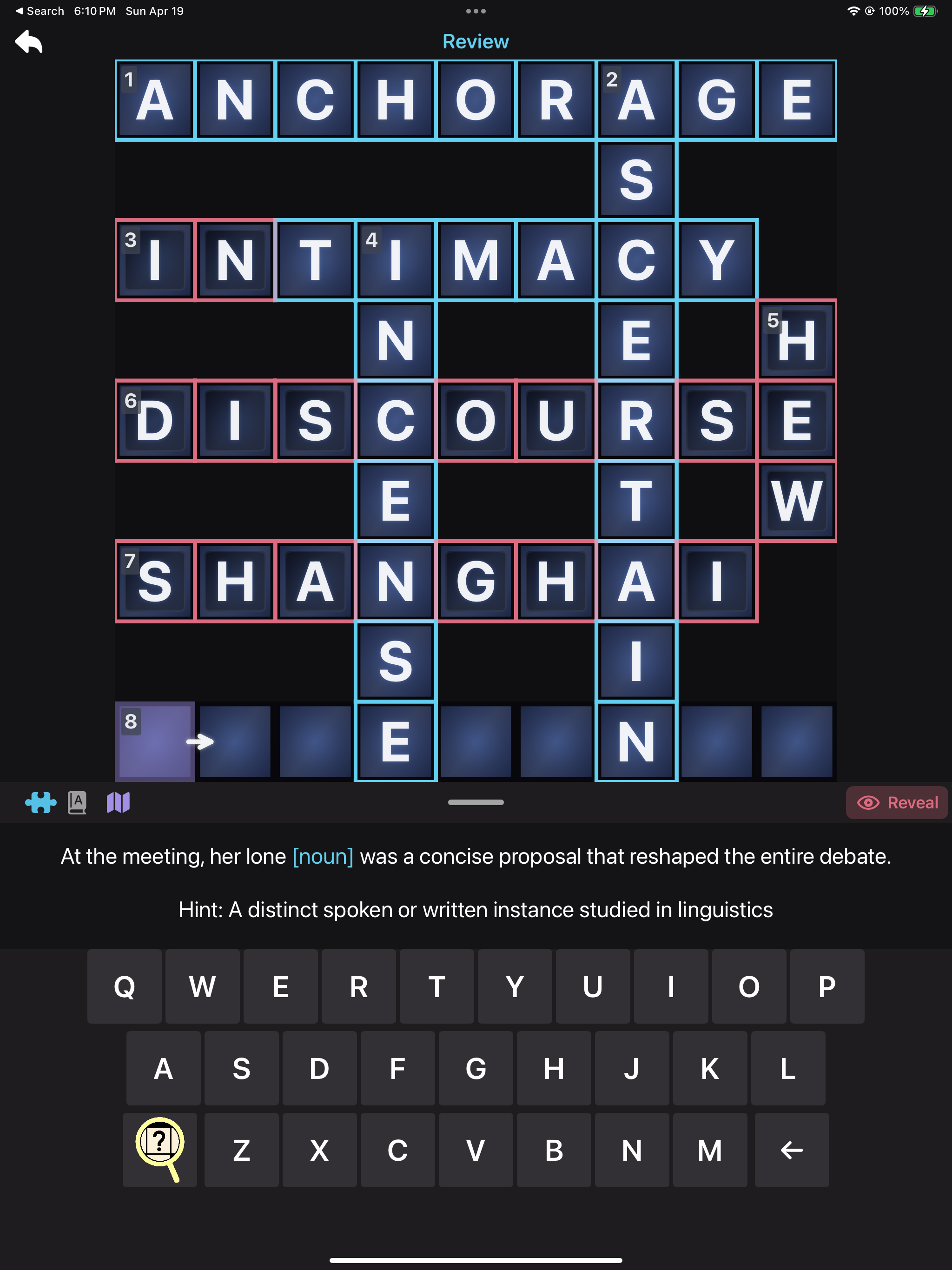 Lexi: Vocabulary Crosswords screenshot 16