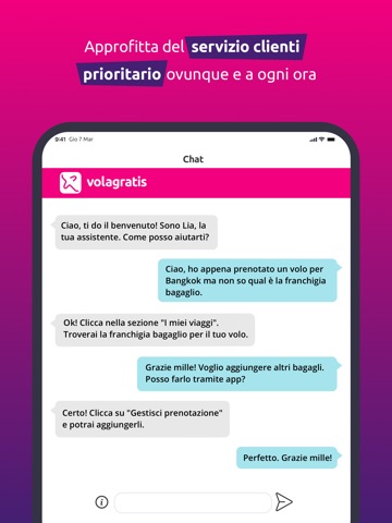Volagratis iPad screenshot 5