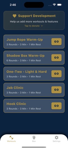 Boxers Timer screenshot