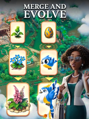 Merge Gardens iPad screenshot