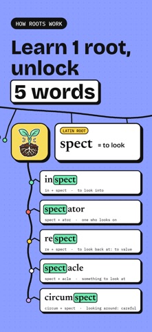 Rootwise: Root Vocabulary Screenshot 1 of 5