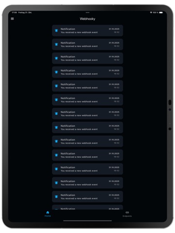 Webhook to Push Notifications