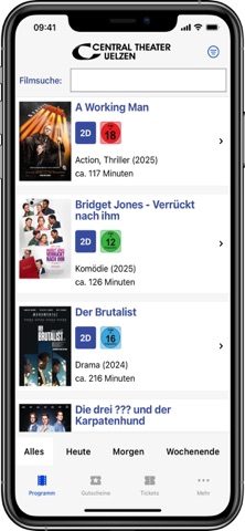 Kino Central-Theater Uelzen app screenshot