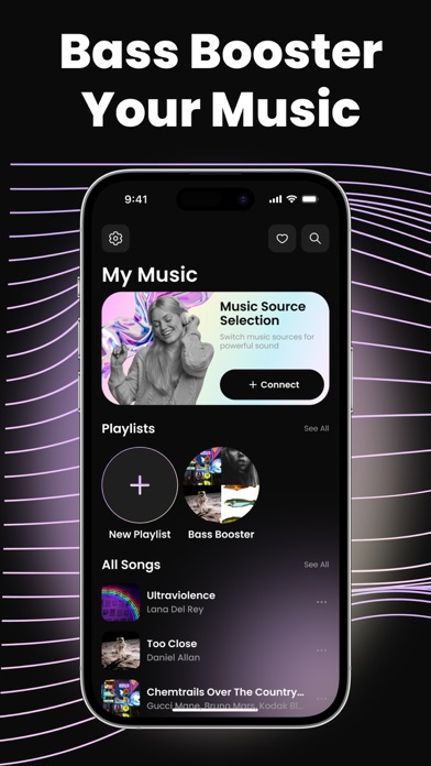 Music EQ. Sound, Bass Booster Screenshot 2 - AppWisp.com