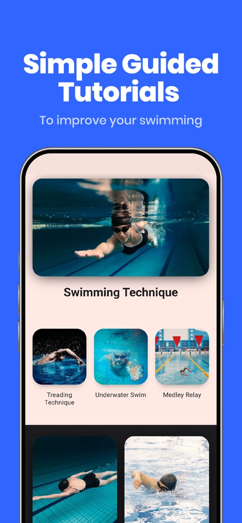 Swim Lessons Step-By-Step - Lifestyle App | MWM