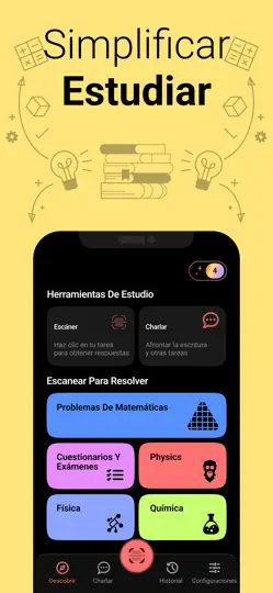 Captura de pantalla de Homework Helper - Wizard AI en iPhone 4