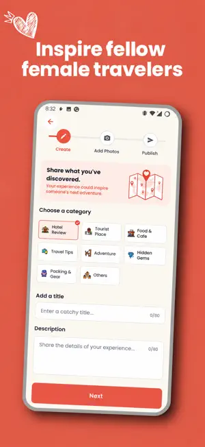 HerBackpack: Women Travel screenshot 4