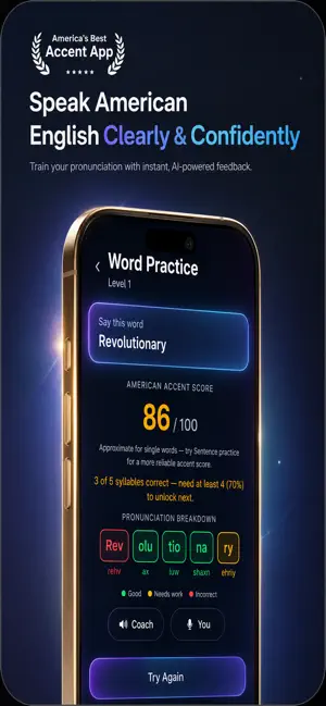 Clear Accent: American screenshot 1