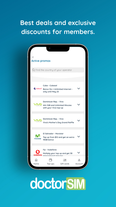 Mobile Recharges by doctorSIM Screenshot