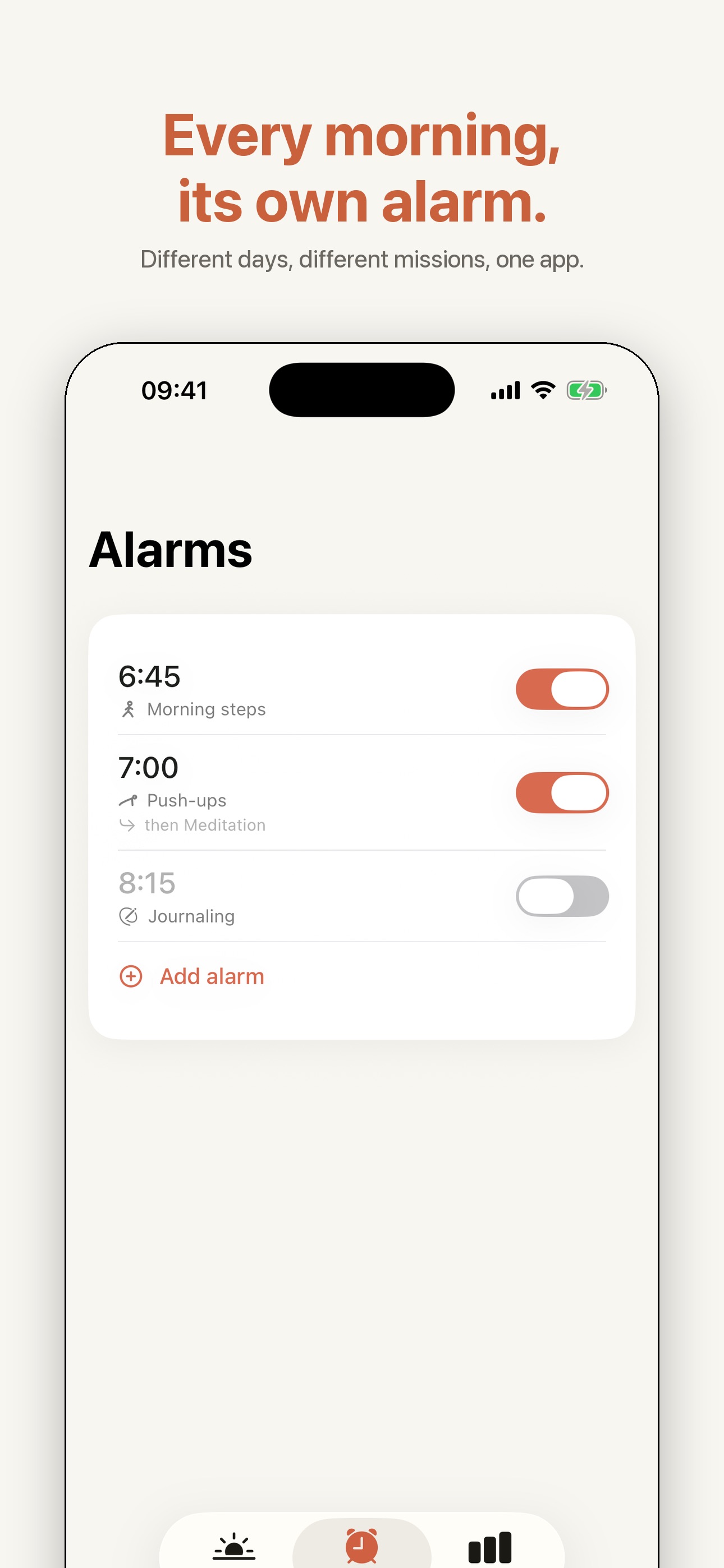 Screenshot 8 of First Step: No-Snooze Alarm