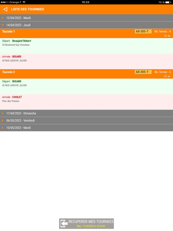 Screenshot #6 pour Gicab Entrée/Sortie