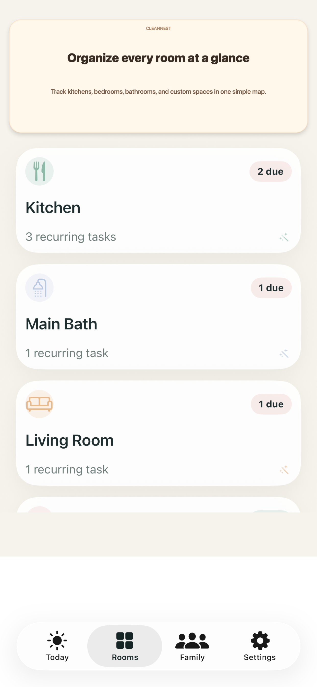 CleanNest Chore Planner screenshot 3