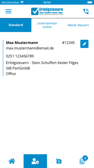 Erfolgsteuern Schotten Screenshot