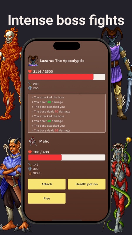 Malic's Legacy - RPG de Texto screenshot 2
