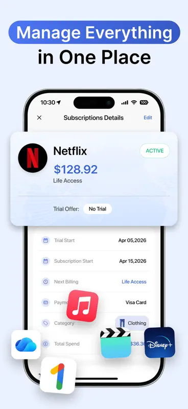 SubSeek: Subscription Manager screenshot 6 of 7