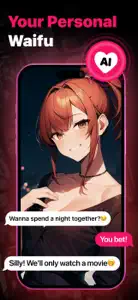 Anime Chat – AI Waifu Chatbot screenshot #1 for iPhone