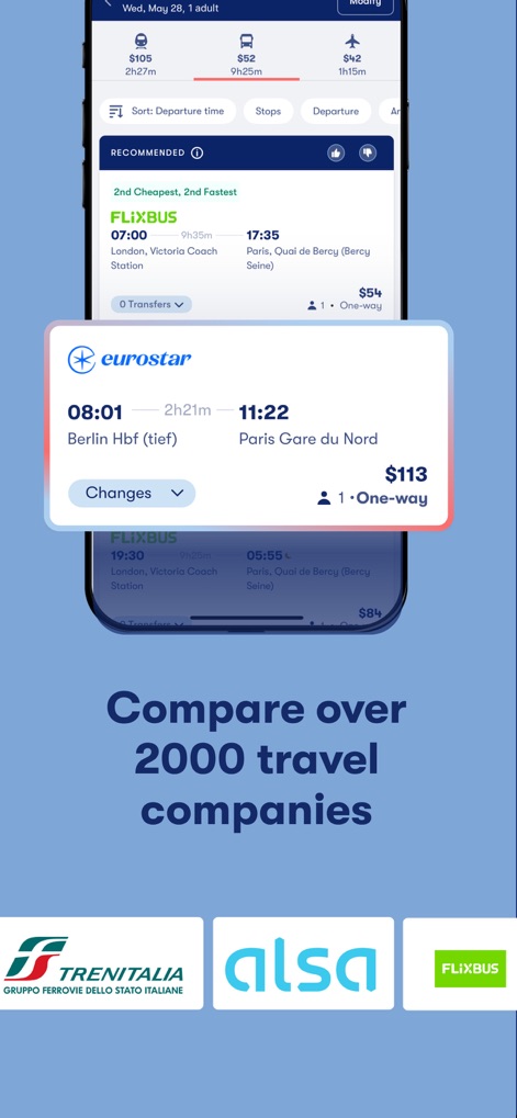 Omio: Book Train, Bus & Flight - Smart Comparison Tools