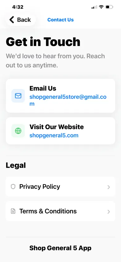 Shop General 5 App screenshot 5