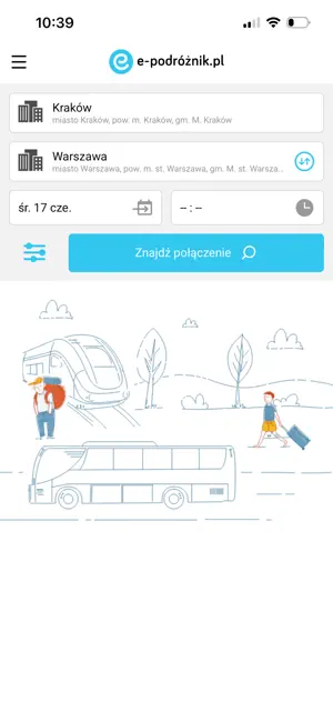 e-podróżnik: bilety i rozkłady iPhone screenshot 1