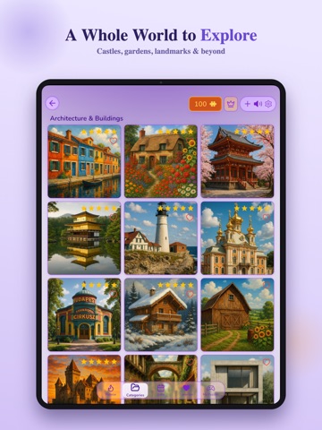 Jigsaw Puzzles by PuzzleFree iPad screenshot
