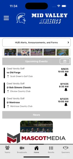 Mid Valley Athletics screenshot 2
