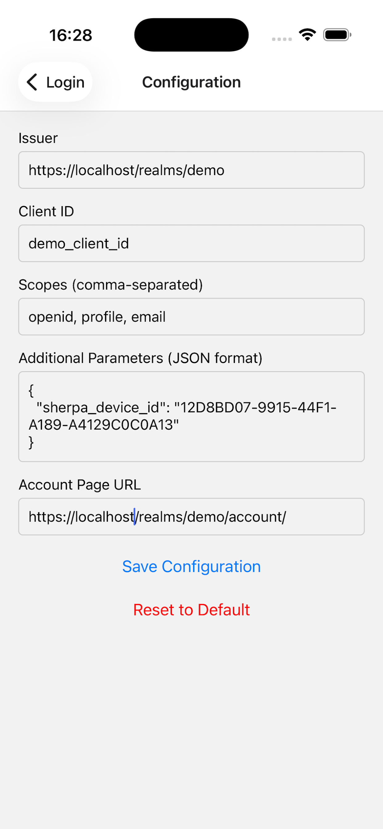 Sherpa Mobile Authentication screenshot 2