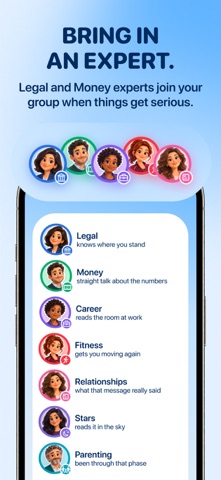 Huddle: AI Group Chat iPhone screenshot