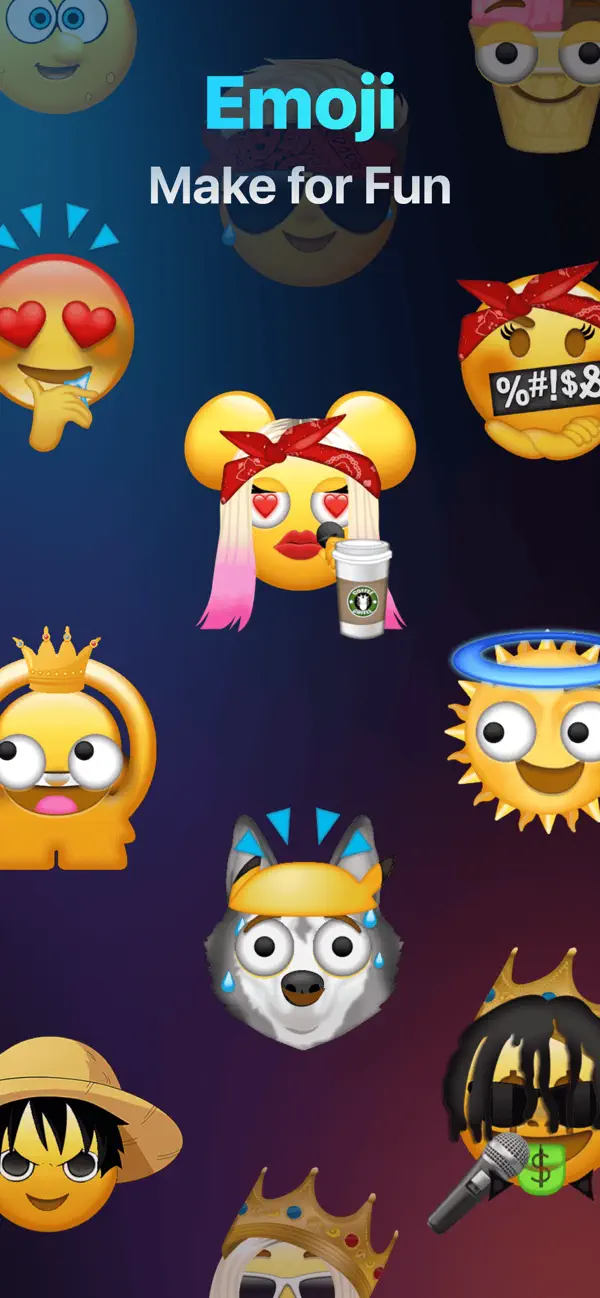 Screenshot #2 pour Emoji Maker - Top Emoji