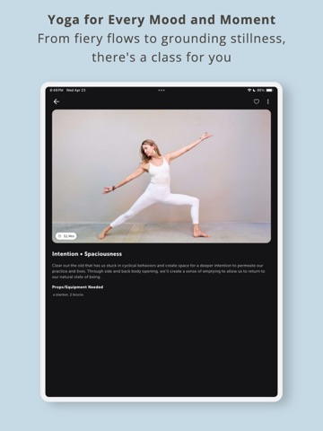 stONE Yoga by Janet Stone iPad screenshot